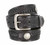 9181 Western Scorpion X Hand Woven Genuine Full Grain Leather Belt with Indian and Buffalo Conchos 1-1/2"(38mm) Wide