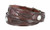 9181 Western Scorpion X Hand Woven Genuine Full Grain Leather Belt with Indian and Buffalo Conchos 1-1/2"(38mm) Wide