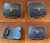 H8143C Western Antique Copper Texas Longhorn Steer Head Belt Buckle