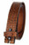 4337 Crocodile Embossed One Piece Full Leather Belt Strap with Snaps on  1-3/8"(35mm) Wide