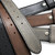 E051 Replacement Belt Genuine Full Grain Leather Belt Strap with Snaps on 1-1/2"(38mm) wide