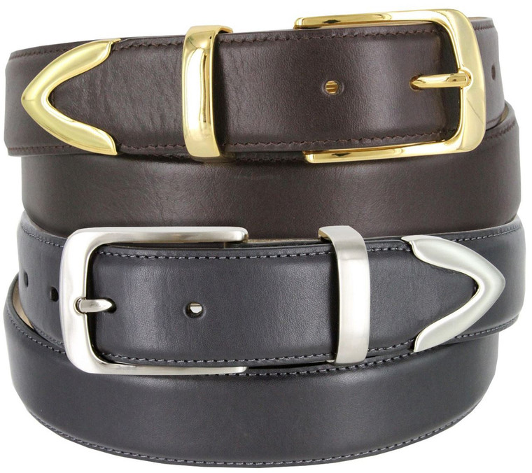 3507 Professional Genuine Italian Calfskin Leather Dress Belt 1-3/8"(35mm) Wide