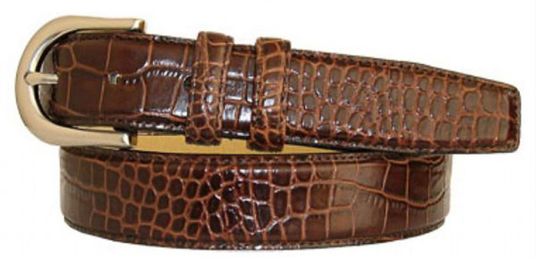2979 Italian Calfskin Leather Dress Belt 1-1/8"(30mm) Wide