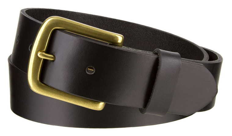 3212 Full Grain Leather Casual Dress Belt 1-3/8"(35mm) Wide