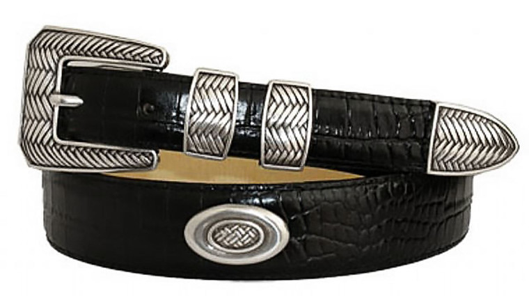 2888 Golf Italian Calfskin Leather Dress Belt (24/29) Taper