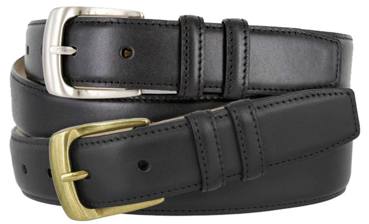 3329 Calfskin Dress Leather Belt 1-1/4"(32mm) Wide