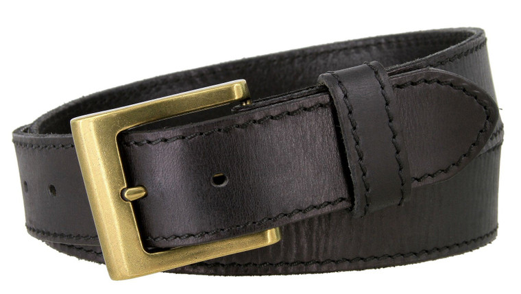 4419 Genuine Full Grain Cowhide Leather Casual Belt 1-1/2"(38mm) Wide