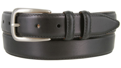 Men's Genuine Full-Grain Cowhide Leather Dress Belt – 1 1/8 Inch Wide – Designer Style