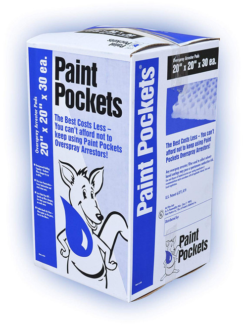 White Paint Pockets - Box of thirty, or one roll