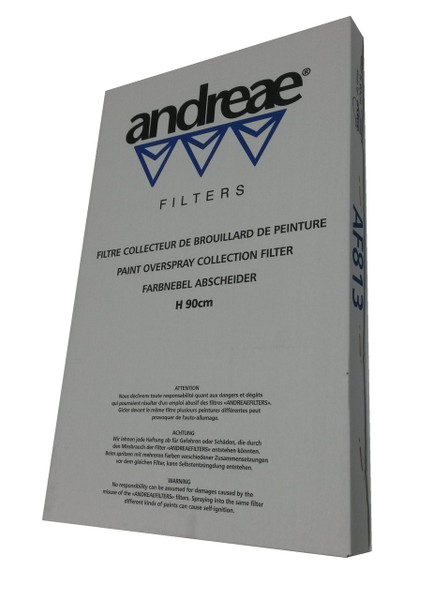 AF923 Andreae accordion paint booth exhaust filter