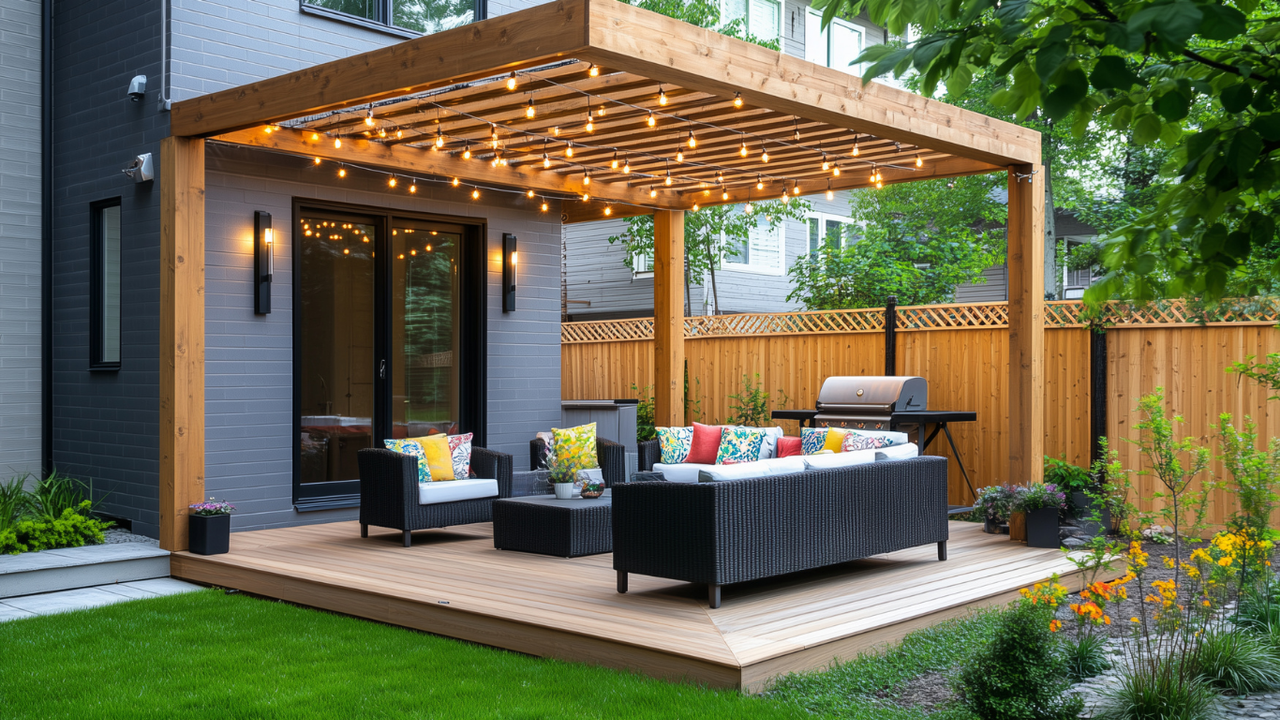 outdoor patio pergola