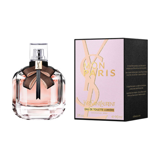Ysl mon paris lumiere 3 oz eau de toilette spray for women Z991-YSL346795