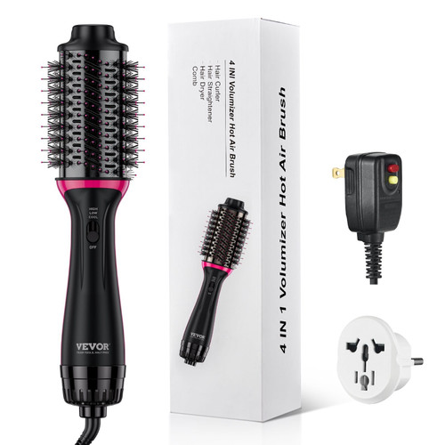 Hair Blow Dryer Brush, 4 in 1 Ionic Hair Styler and Volumizer with Electroplated Titanium & 2.56" C E415-TYXJFRFSYTCTLAB31V1