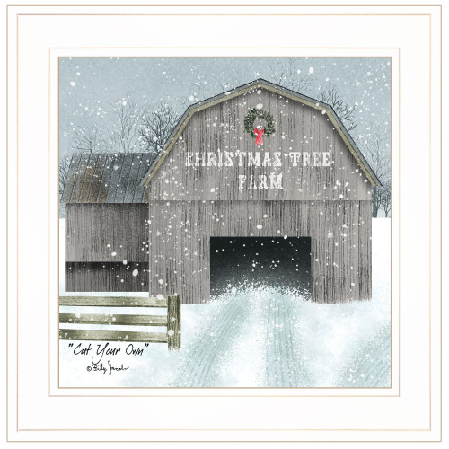 Cut Your Own 1 White Framed Print Wall Art N270-406256