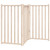 Dog Gate Set of 3 Solid fir wood 59.1 in Foldable Dog Gate A949-352270