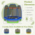 7 Feet Kids Recreational Bounce Jumper Trampoline-Blue - Color: Blue D681-TW10053BL
