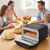 Costway Indoor Electric Pizza Oven Countertop Pizza Oven for 12 Inch Pizzas-Black - Color: Black D681-walmart-ES10648US-BK