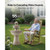 Outdoor Water Fountain, 36.5 in Height Fountain and Waterfall, 2-Tier Floor Standing Rock Base Styl E415-DCSPQYSJZS18QCKX0001V1