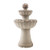 Outdoor Water Fountain, 36.5 in Height Fountain and Waterfall, 2-Tier Floor Standing Rock Base Styl E415-DCSPQYSJZS18QCKX0001V1