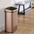 Gold Copper 13-Gallon Stainless Steel Kitchen Trash Can with Motion Sensor Lid Q280-GTGC42183974