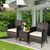 3 Pcs Outdoor Rattan Wicker Furniture Set-Beige - Color: Beige D681-HW63850BN