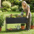Raised Wicker Garden Bed with Storage Shelf and Removable Liner-Black B593-HW72720color