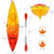 Single Sit-on-Top Kayak with Detachable Aluminum Paddle-Yellow B593-SP37770
