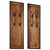 Coat Racks 2 pcs Solid Acacia Wood A949-246232
