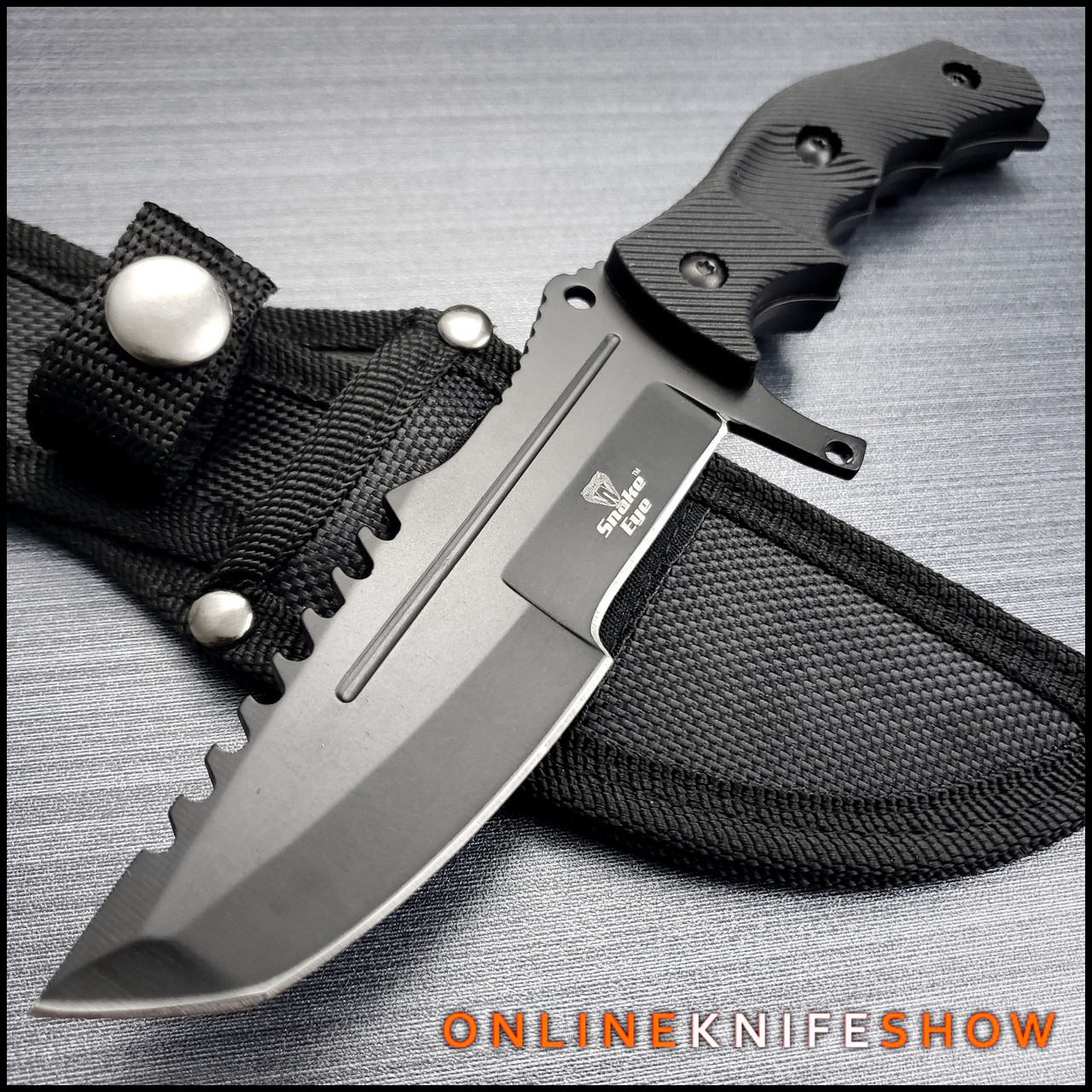 Black Night 8.5inch Fixed Blade | CS:GO Huntsman Knife