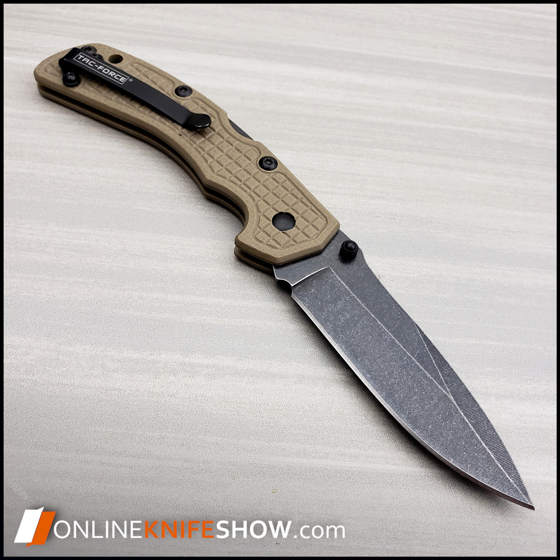 Thin Profile Folding Blade - Tactical Military Pocket Knife | Tac Force ...