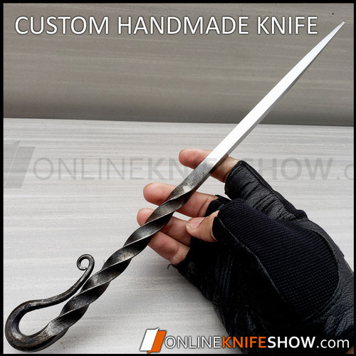 HS-4405_custom_handmade_forged_knife_dagger_tent_spike_stake_blade