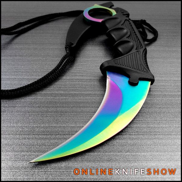 fixed-blade-rainbow-fade-karambit-knife