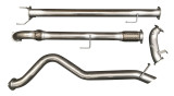 3.0L D4D Turbo Diesel Toyota Hilux Exhaust stainless exhaust straight through 