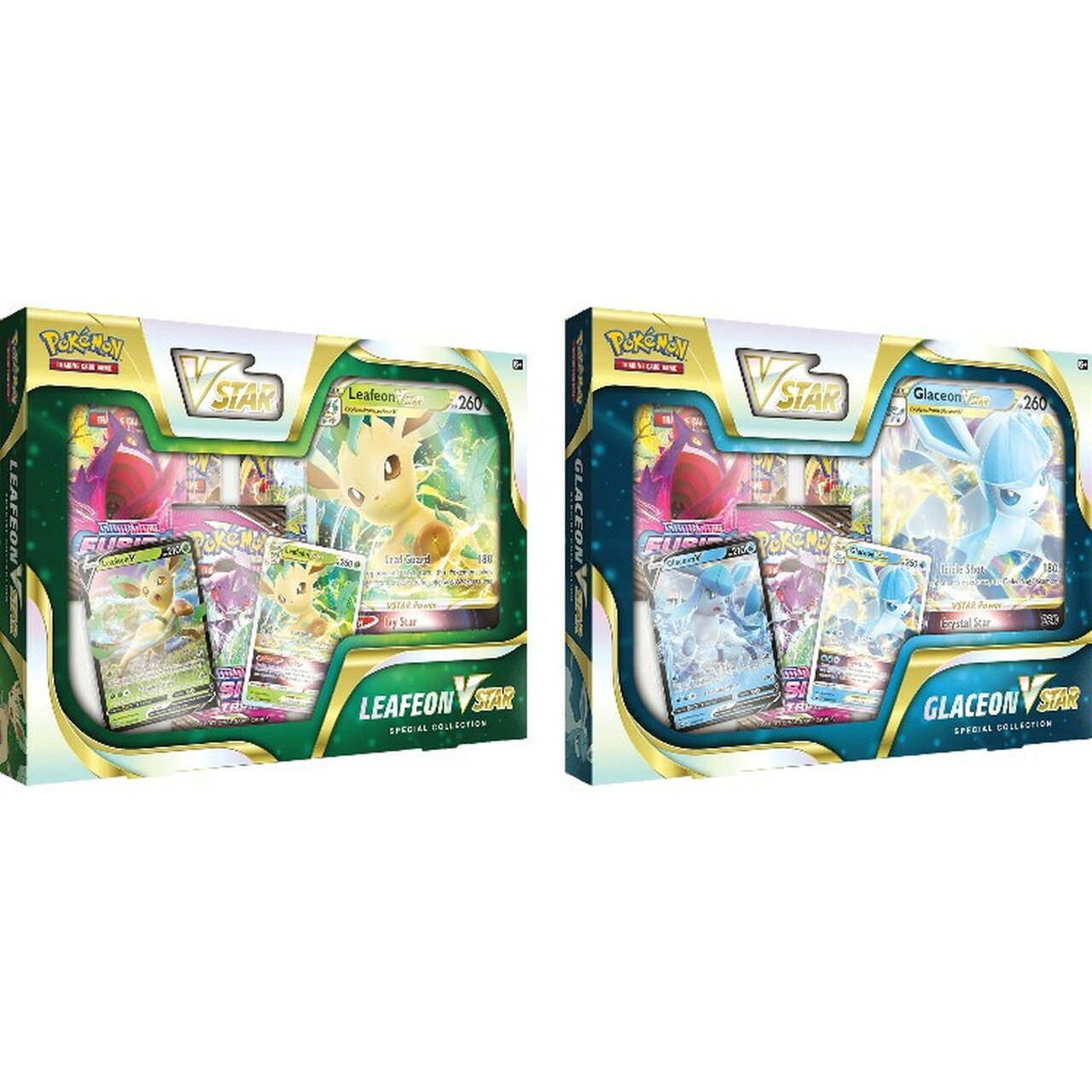 Leafeon/Glaceon VStar Box (Set of 2) - Forge and Fire Gaming