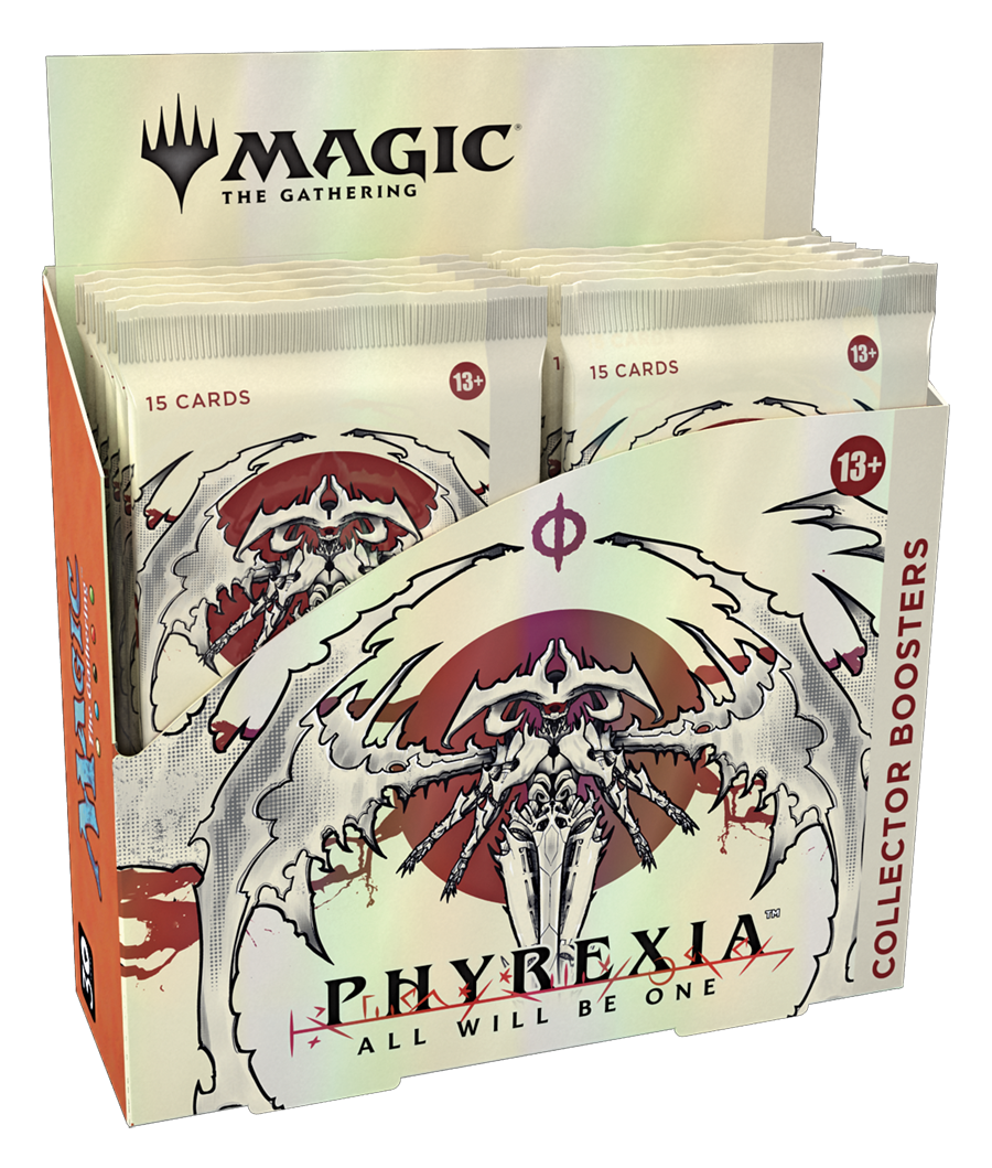 phyrexia all will be one collector booster box card list Phyrexia: All Will Be One