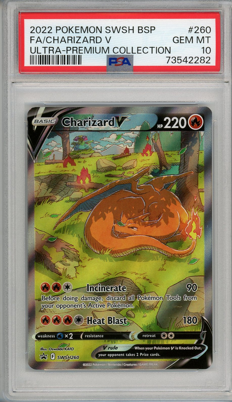 2020 Pokémon Charizard V PSA 10 2020 Pokemon Japan SWSH Full Art Charizard V PSA 10 Gem Mint