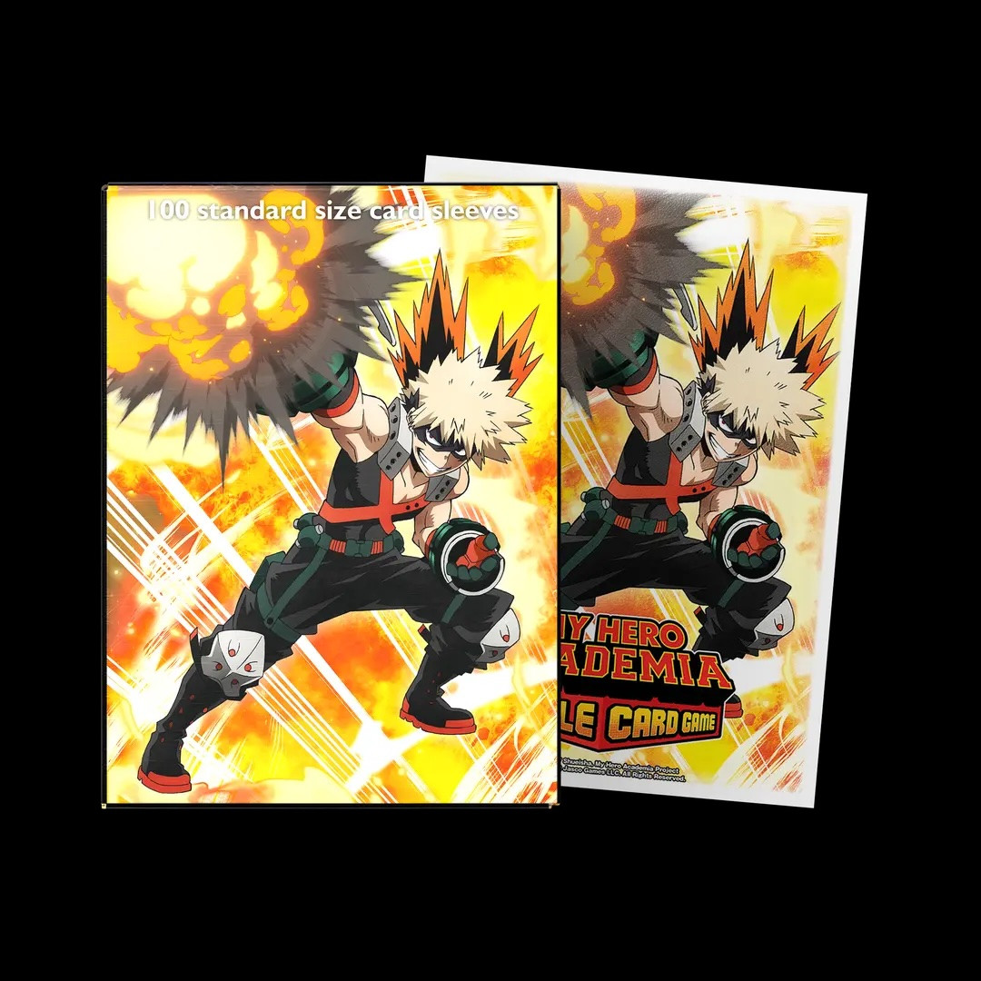 my hero academia card sleeves DRAGON SHIELD MY HERO ACADEMIA BAKUGO EXPLODE (ART MATTE) main image 1