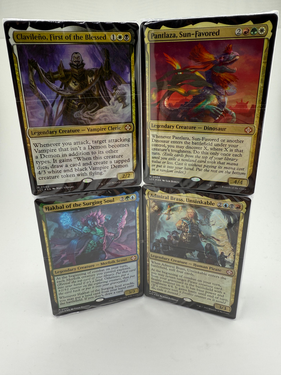 Lost Caverns of Ixalan Commander - Set of 4 Decks - Minimal Packaging