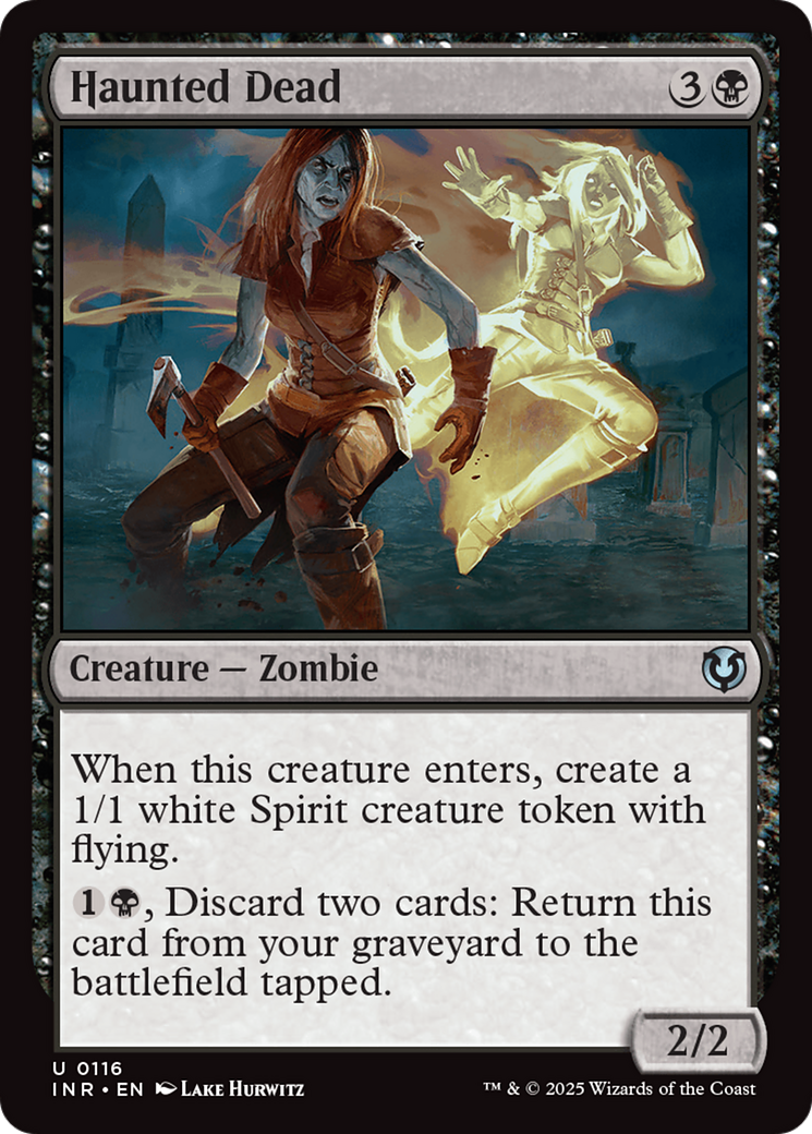Haunted Dead (Foil) [INR-0116F] - Forge and Fire Gaming