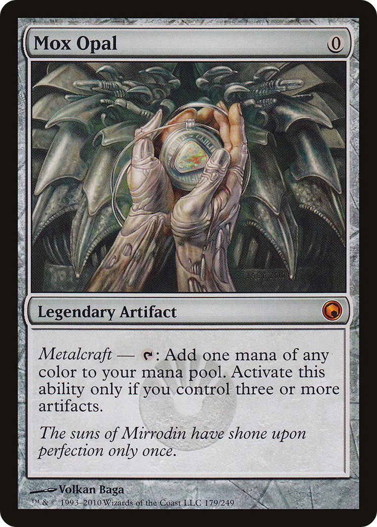 オパールのモックス/Mox Opal Foil PSA 10 Mox Opal (Foil) [SOM-0179F] - Forge and Fire Gaming