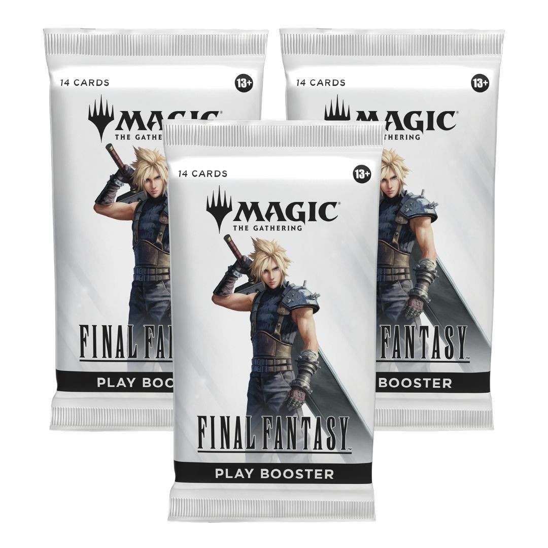 Three Piece - 3x Final Fantasy Play Booster Packs