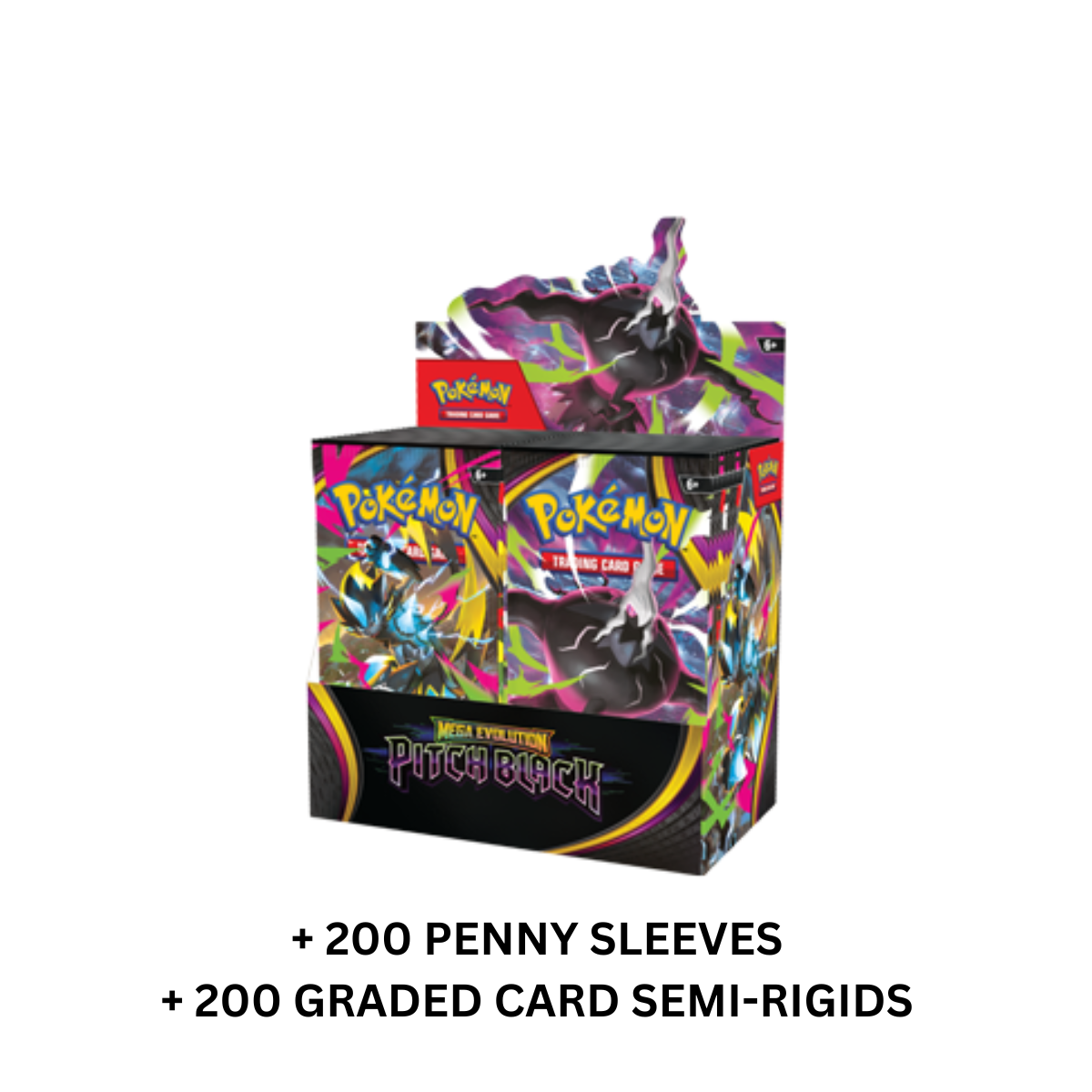 current pokemon booster box EVORETRO Case for Large Booster Boxes ( Current) - [5 Pack] - Clear PET Plastic Protective Case Violet expansion! Pokemon Scarlet & Violet Paldea