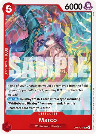 Marco (OP17-015) - The World's Strongest Warriors - Forge and Fire