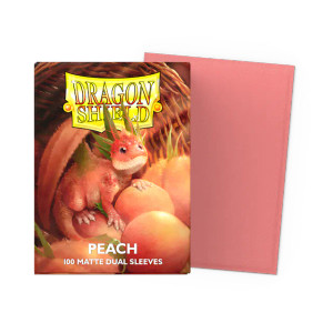 Dragon Shield - Dual Matte Peach (Standard 100ct)