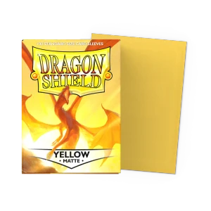 Dragon Shield - Matte Yellow (Standard 100ct)