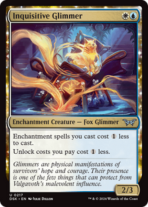 Inquisitive Glimmer  (enchantment) [DSK-0217]