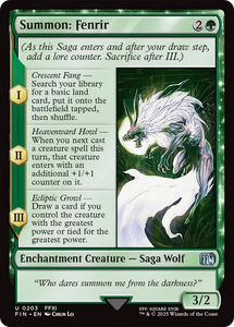 Summon: Fenrir  (enchantment) [FIN-0203]
