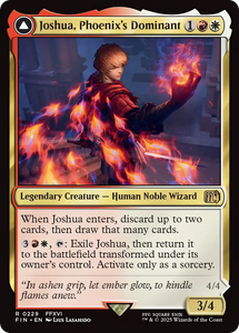 Joshua, Phoenix's Dominant // Phoenix, Warden of Fire  (enchantment) [FIN-0229]