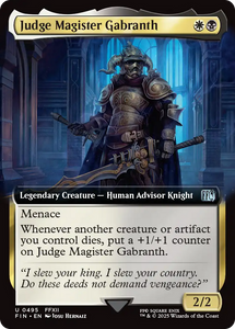 Judge Magister Gabranth  ( Extended Art) [FIN-0495]