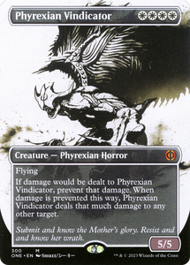 Phyrexian Vindicator  ( Showcase) (Borderless) [ONE-0300]